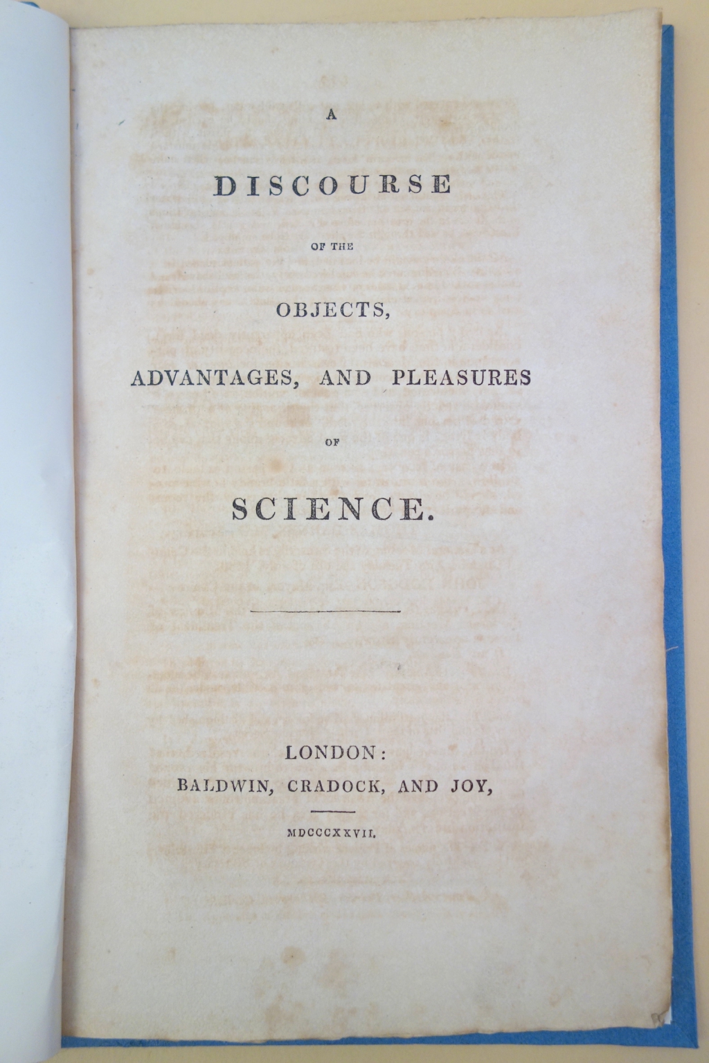 Brougham Discourse 1827 title page