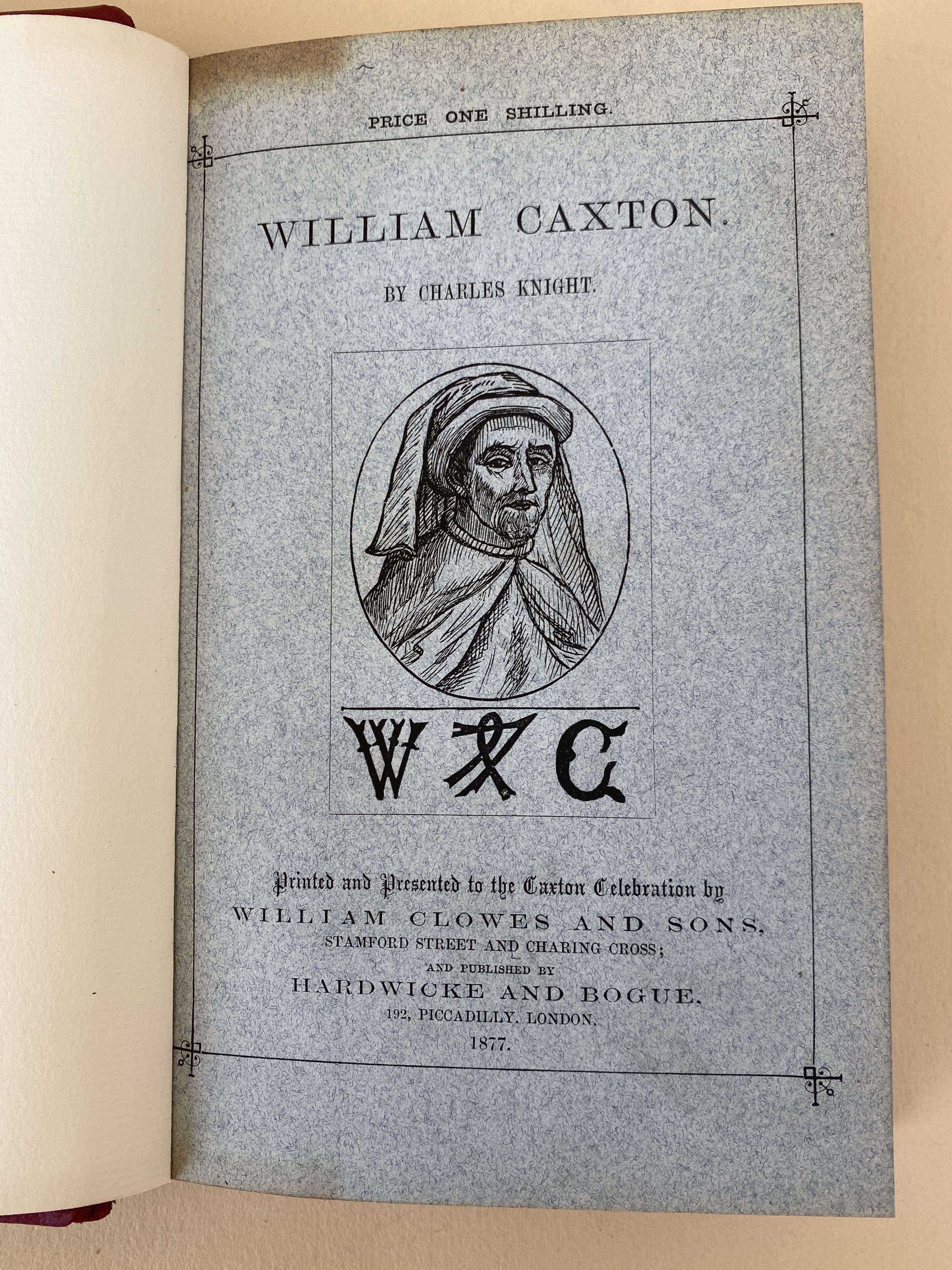 Charles Knight William Caxton 1877 edition