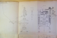 Clymer press patent drawing