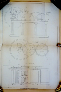 Cowper curved stereo plates drawing