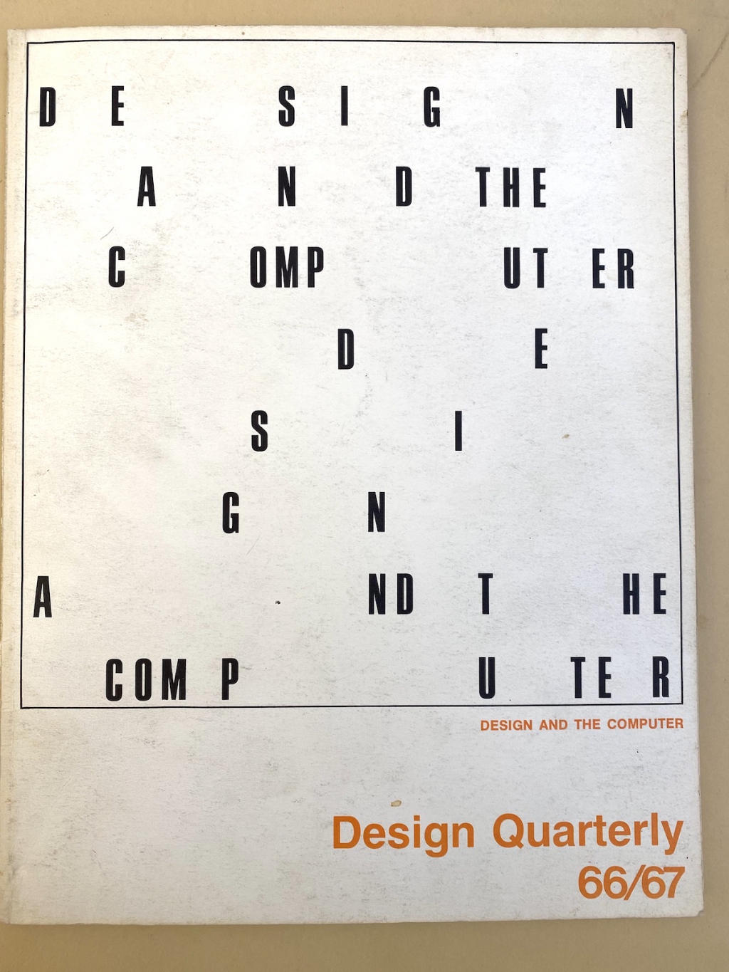 Design Quarterly Design and the Computer issue