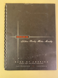 Cover of a brochure that Bank of America issued explaining the ERMA system before implementation.