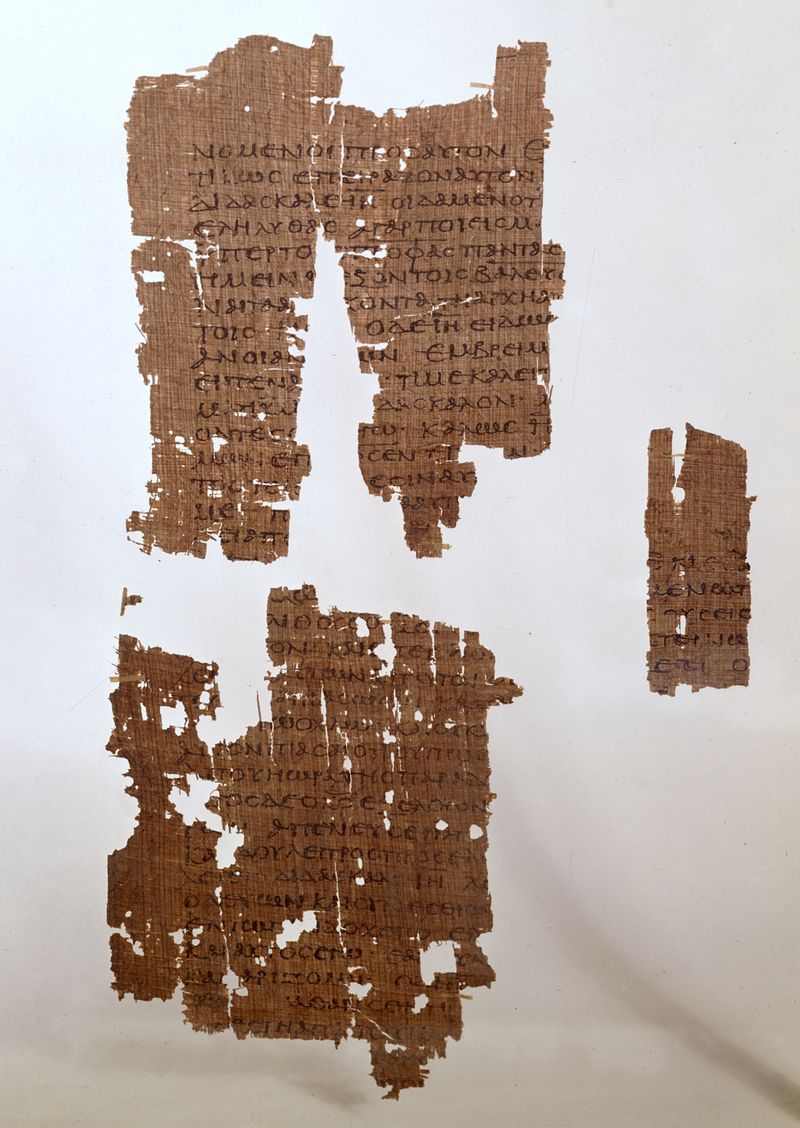 Egerton Gospel   Egerton Papyrus 2   fragments 1 3   recto