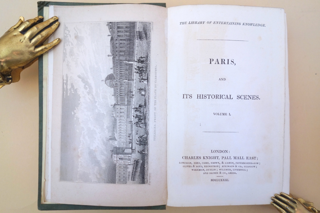 Entertaining Knowledge Paris title page
