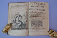 Evelyn Sculptura title page and frontispiece