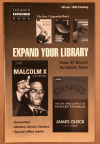 Expanded Book Catalog