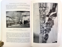 On the left we see the very large steam engine generating electricity to run the lights and the power presses at Lemercier. On the right we see the mail order department opening orders for th