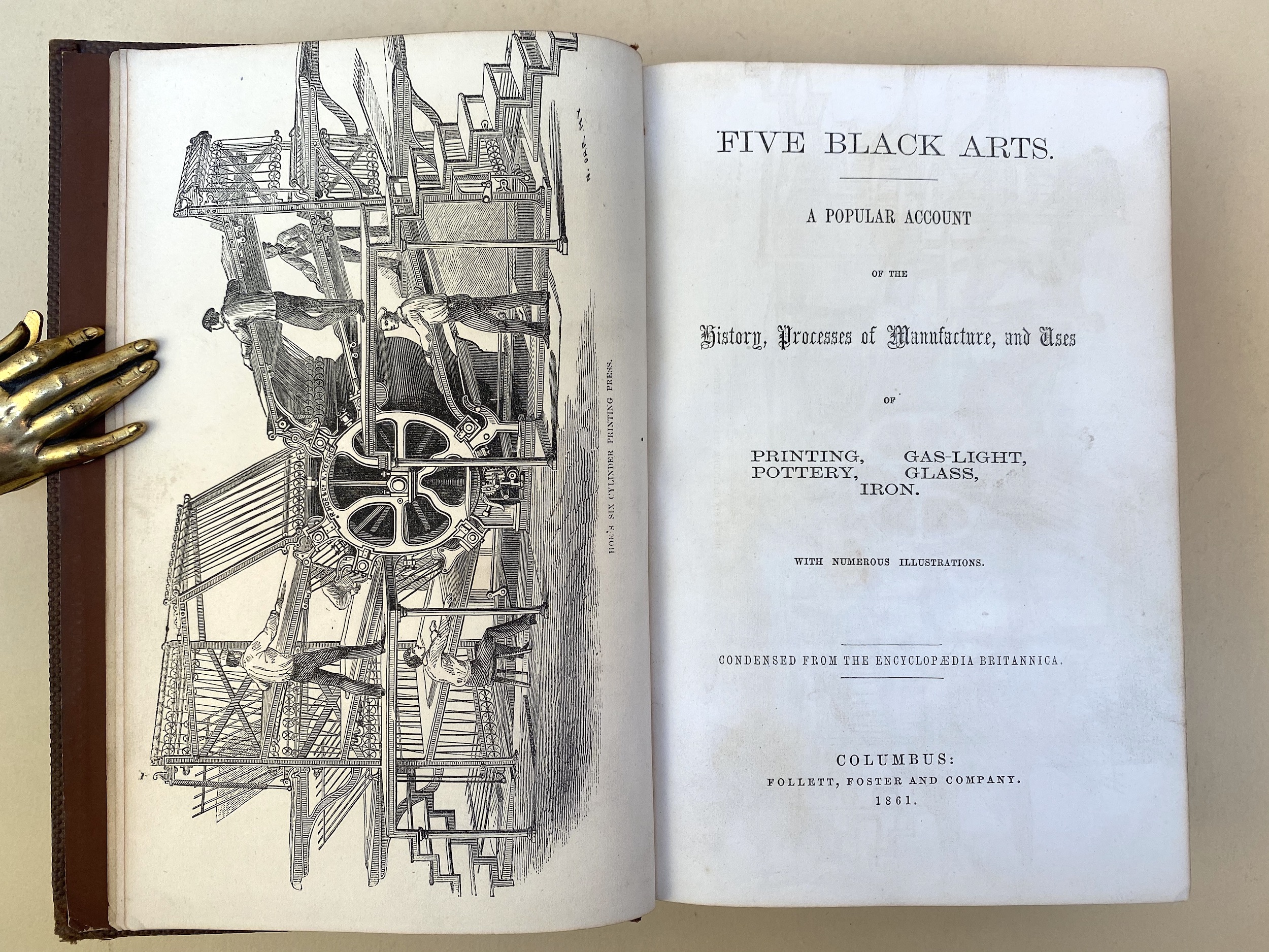 Five Black Arts title page and frontispiece