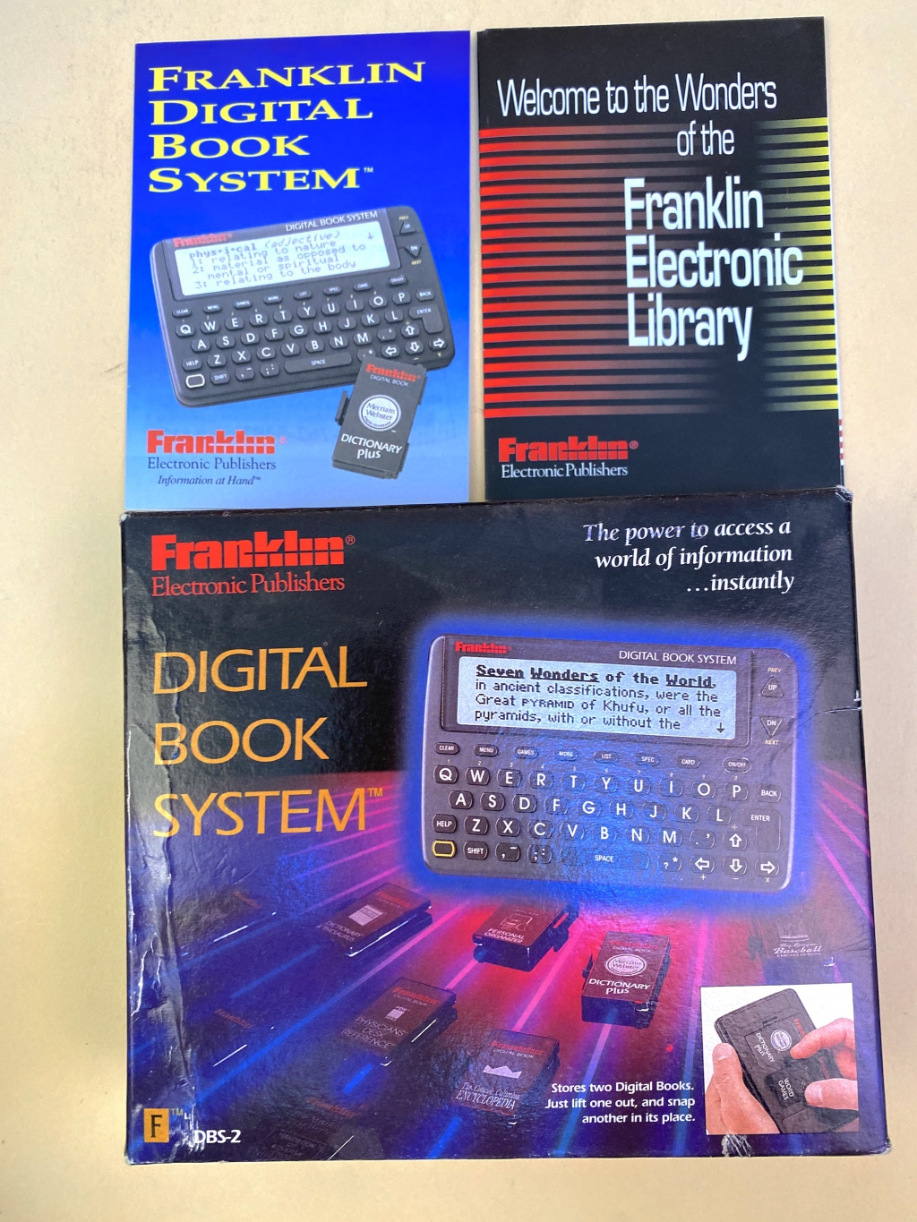 The box containing the Digital Book System