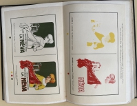 Example of stages of color printing in Gerin's book on hypnosis in advertising