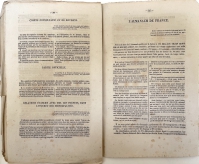 Here Girardin announced that he would be publishing L'Almanach de France in an edition of no less than 1,300,000 copies--definite an edition size probably never attempted by this date.