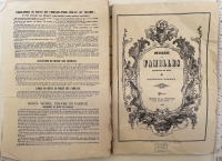 A copy of the second volume of Musée des Familles as it was sold about 1853, when according to the rear printed wrapper, 20 volumes of the periodical had been published.