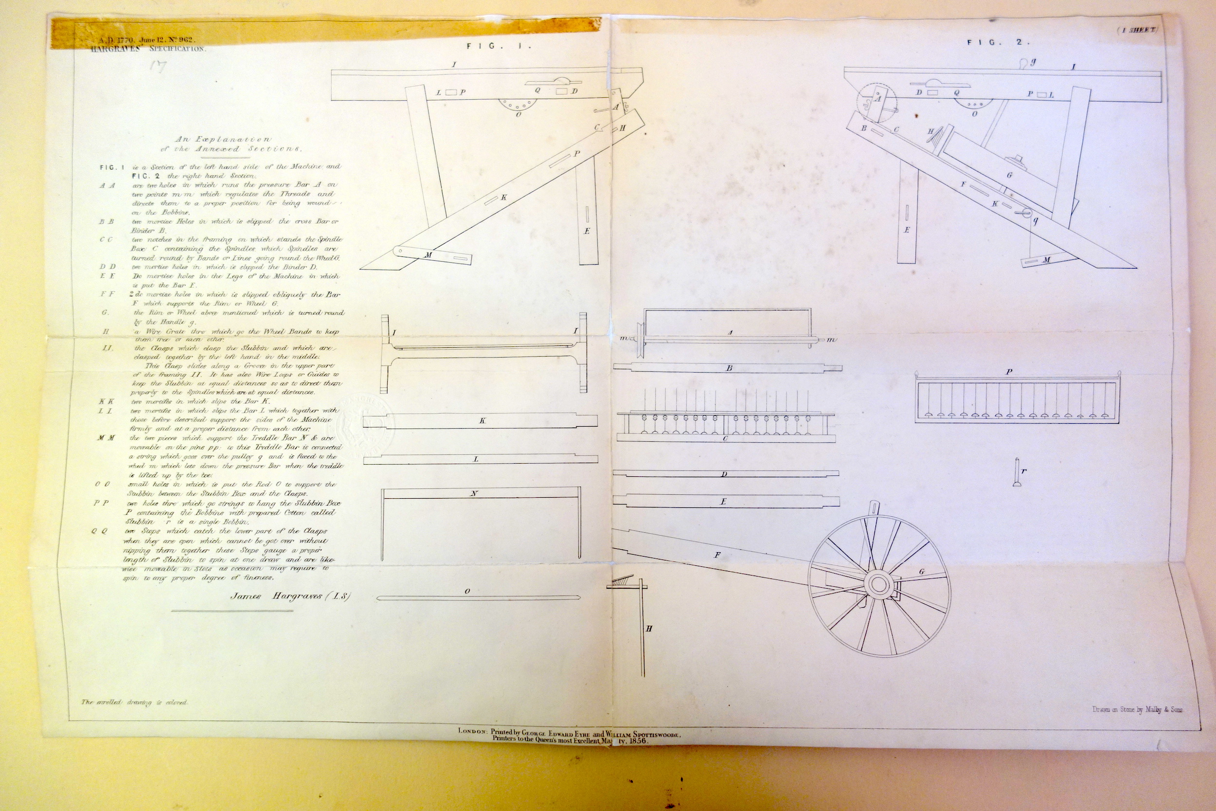 Hargraves patent drawings