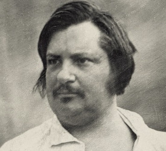 Honoré de Balzac (1842) Detail