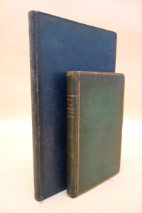 Both of these copies of the first and second editions are in presentation bindings of morocco leather.