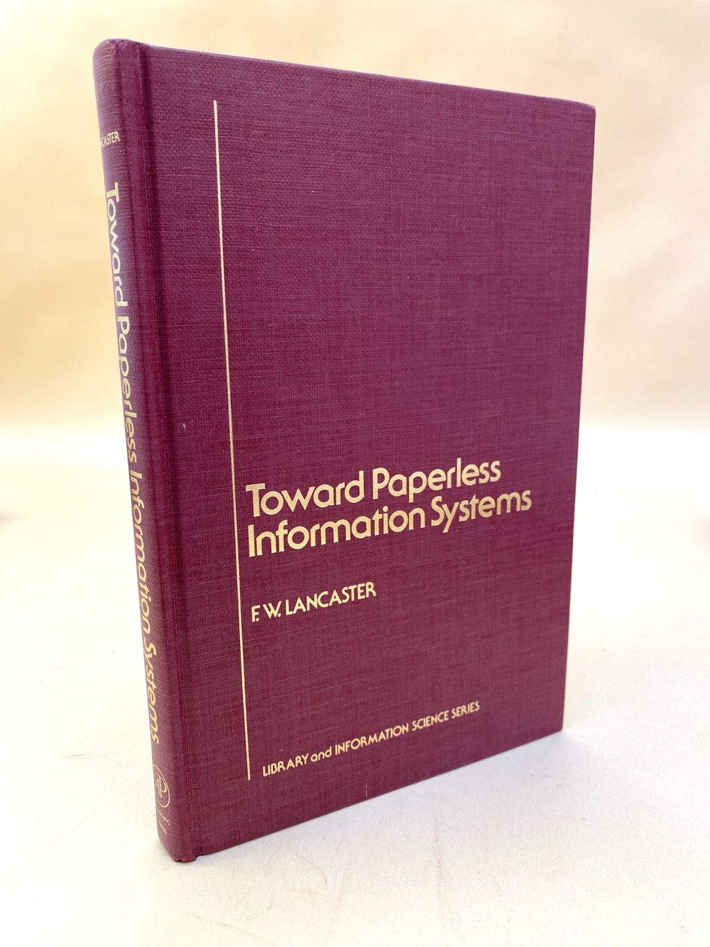 Cover of Lancaster Toward Paperless Information Systems