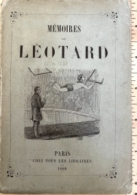 Upper printed wrapper of Léotard's book.