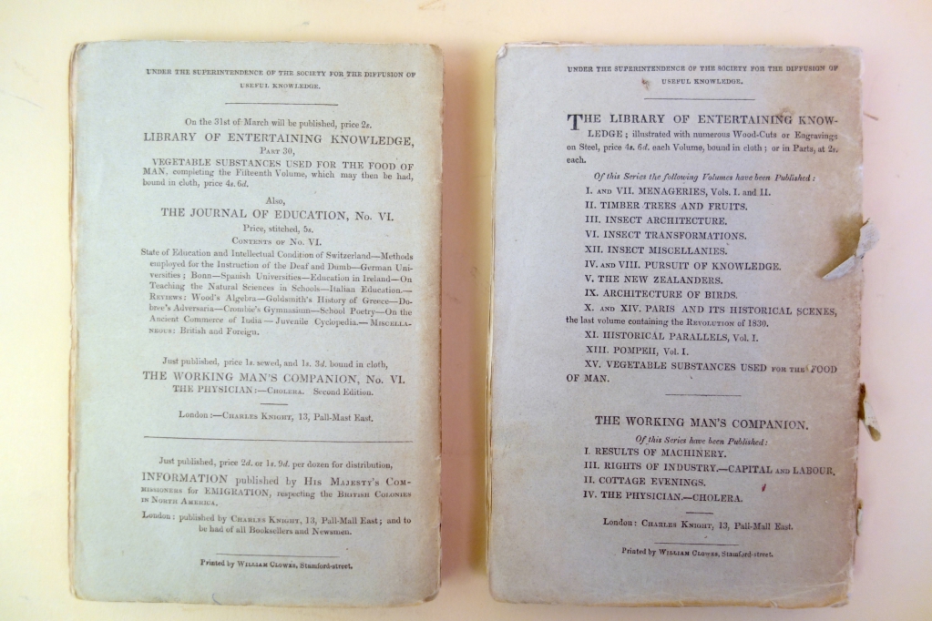 Library of Entertaining Knowledge Vegetable rear covers