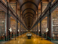 Long Room Interior, Trinity College Dublin, Ireland   Diliff