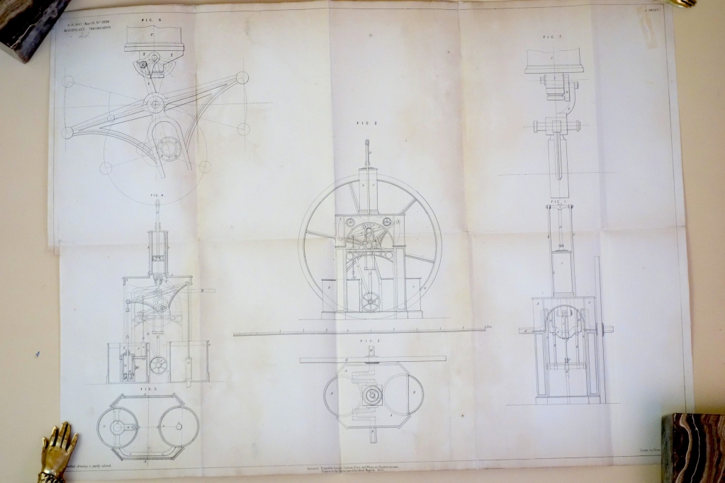 Maudslay Table Engine patent drawing