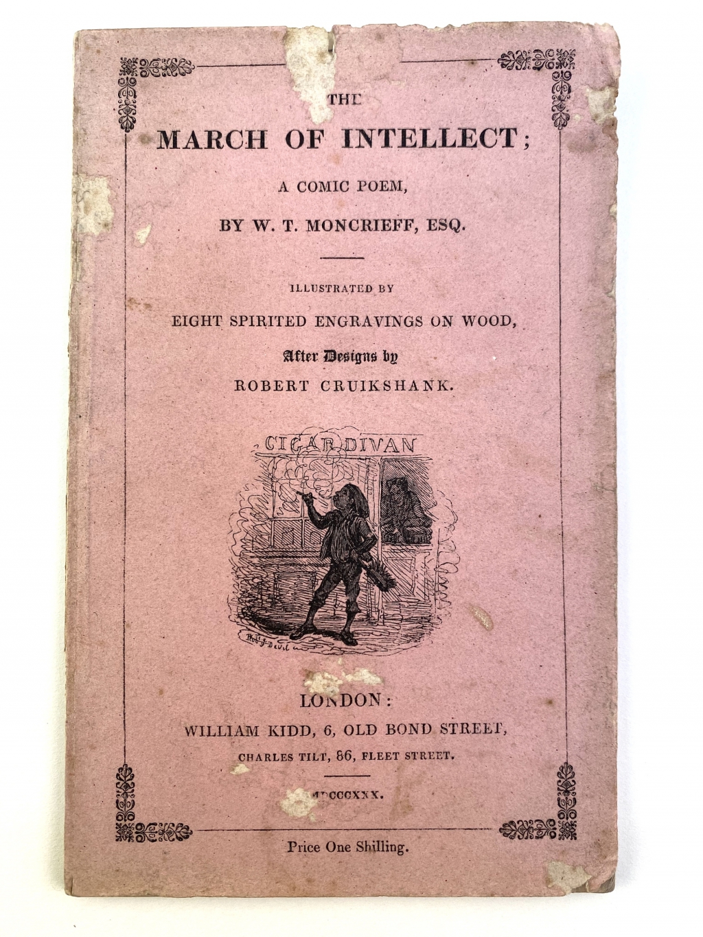 Printed wrapper for The March of Intellect