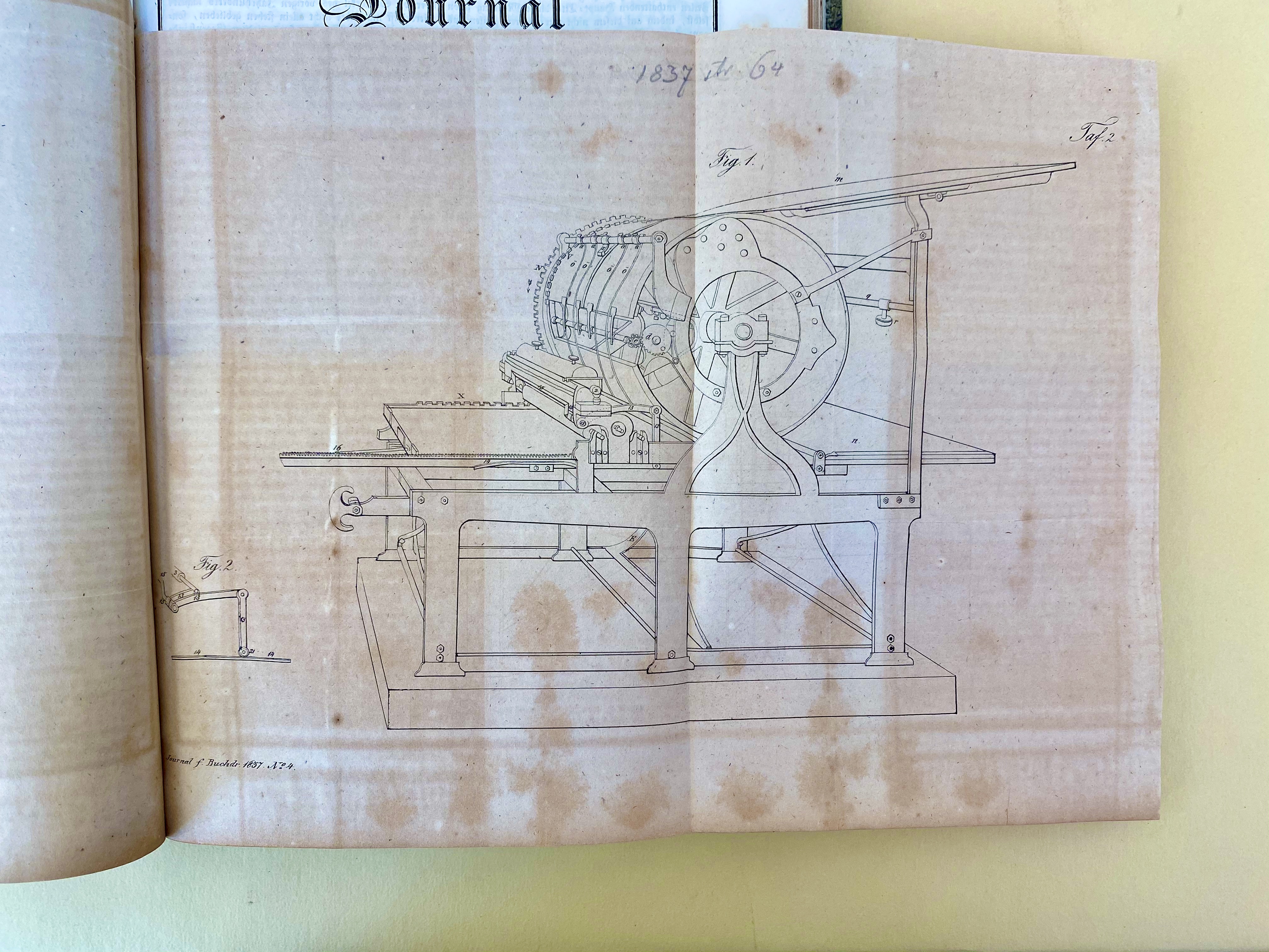 Napier's rotary press from Meyer