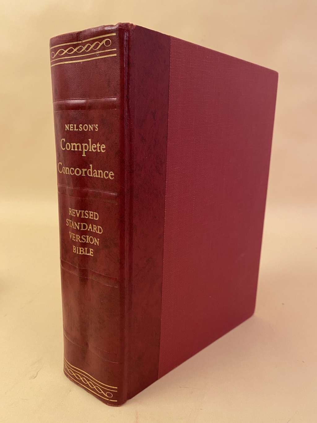 Binding on Nelson's computerized concordance to the bible