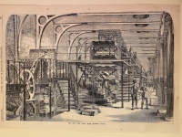 he New York Daily Times printing office published as a full-page woodcut in Frank Leslie's Illustrated Newspaper on March 12, 1859 