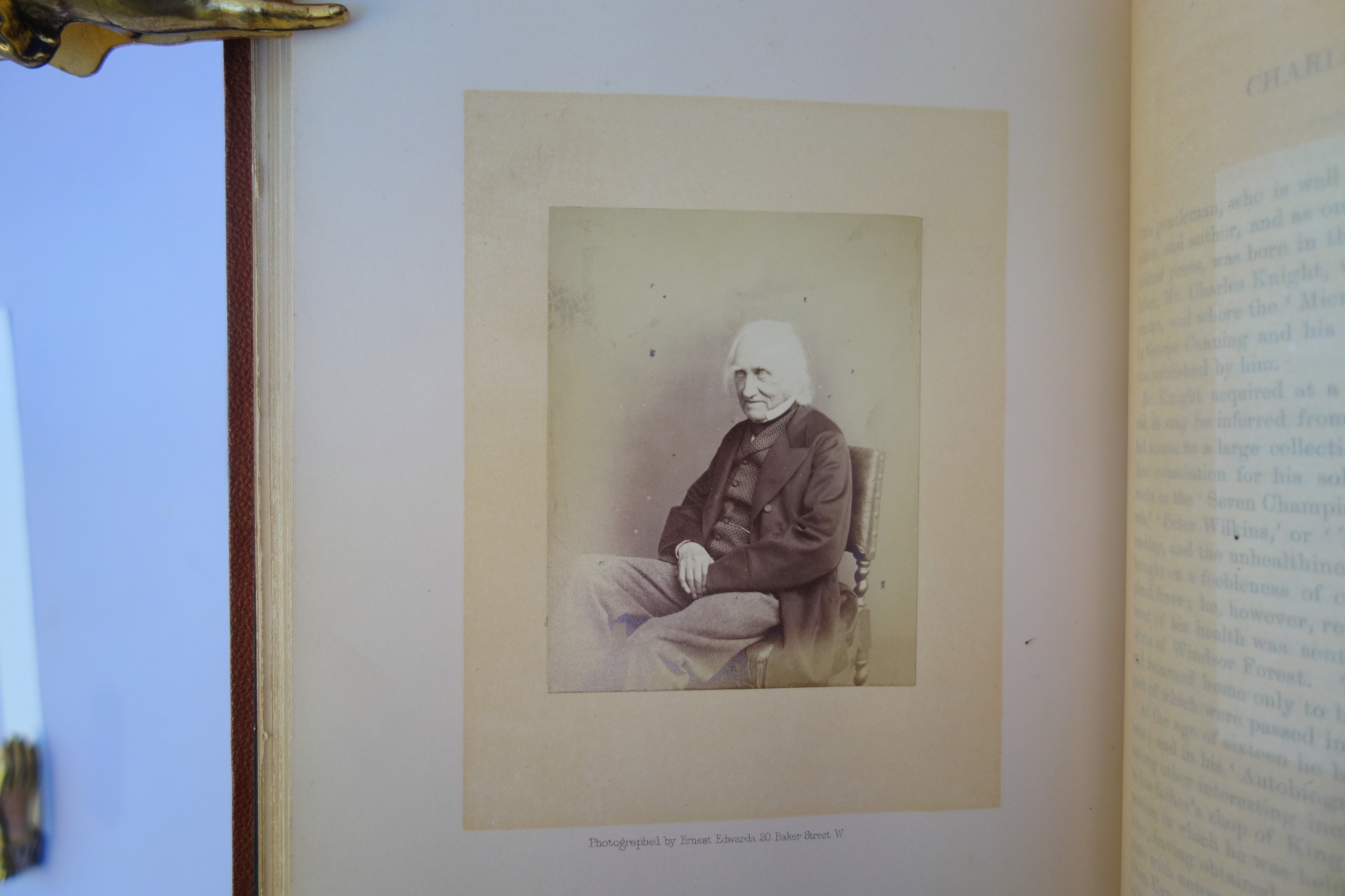 Photograph of Charles Knight from Reeve, Men of Eminence