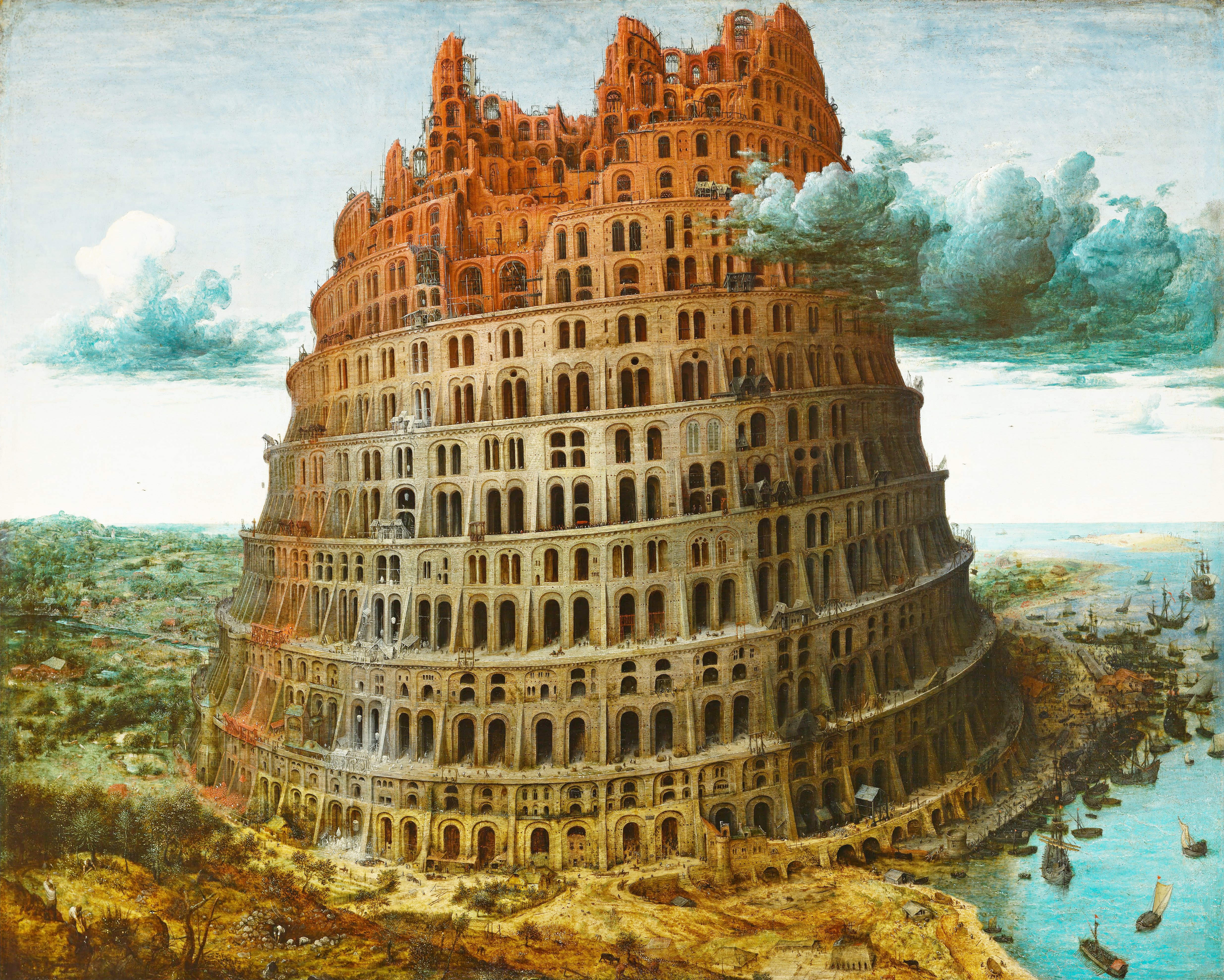 Pieter Bruegel the Elder   The Tower of Babel (Rotterdam)   Google Art Project   edited
