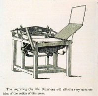 A drawing of the Ruthven press.