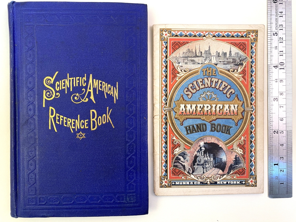Scientific American "Reference Book" and "Hand Book".