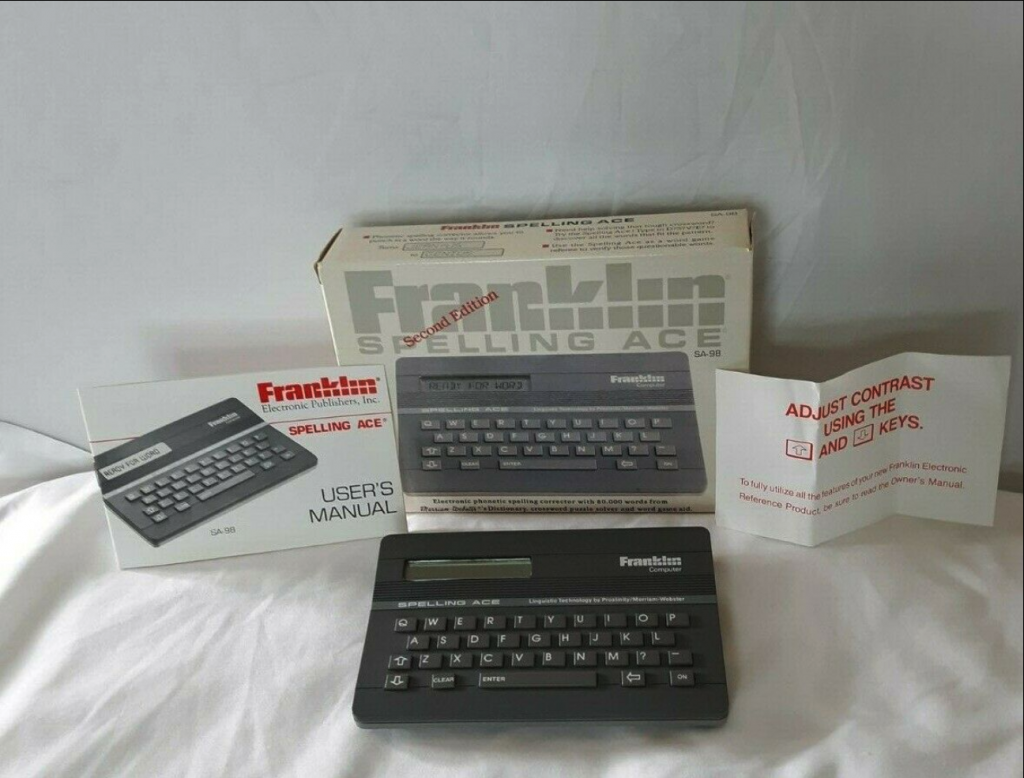 thumbnail image 2 of Franklin Spelling Ace SA-206 - Fully Working, Electronic Thesaurus & Dictionary 2 of 6