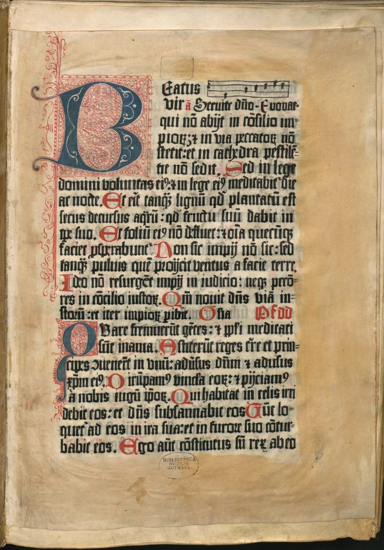 Opening page of the copy in the Bayerische Staatsbibliothek.