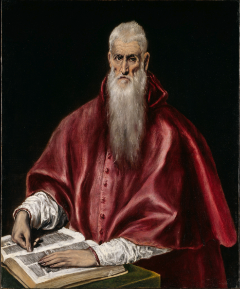 St. Jerome by El Greco. The Metropolitan Museum of Art.