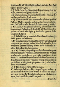 Second page of the first bibliography published in the Western Hemisphere.