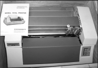 Centronics 101 dot matrix printer.
