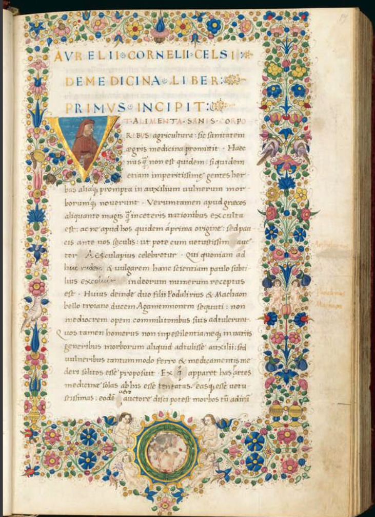 Folio 17r in Biblioteca Medicea Laurenziana IT:F10100_Plutei_73.04. Celsus, De Medicina (Codex F).