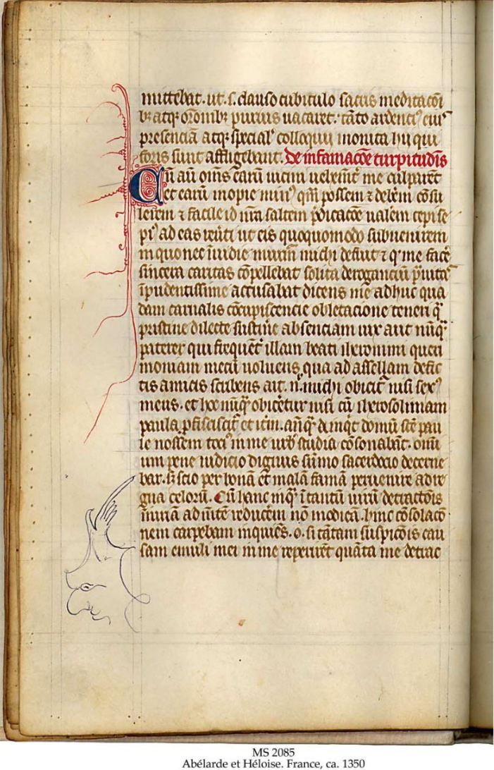 Schøyen Collection, Ms 2085. Abélard et Héloise. France, c. 1350.