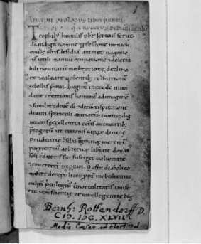 Folio 1 of Codex 2527, preserved at the Austrian National Library. 