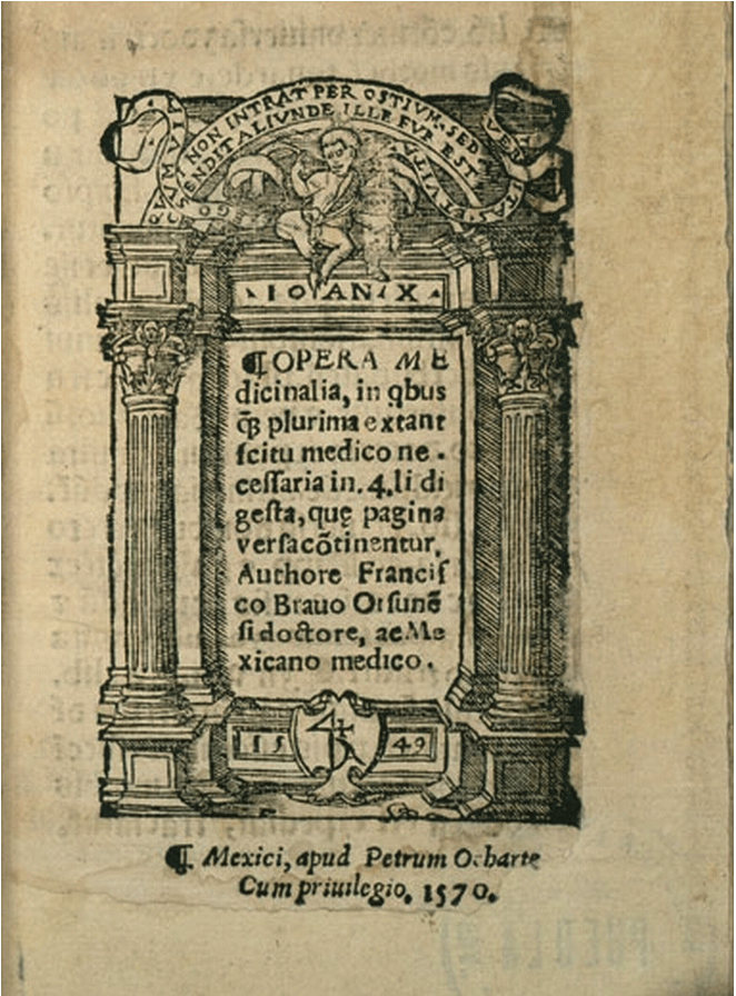 Title page of Francisco Bravo