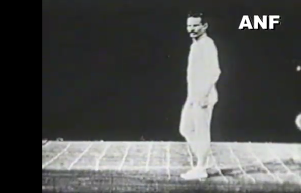

From the two minute documentary film, Studies on human pathological locomotion, filmed for Marinescu by cinematographer Constantin Popescu, 1898-1901.

