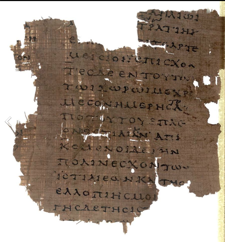 Fragment from Herodotus