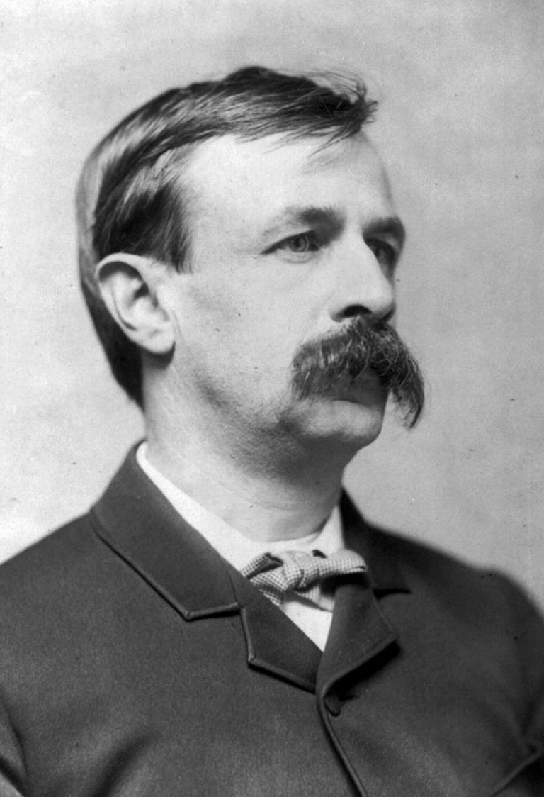 Portrait of Edward Bellamy digitally edited from the Library of Congress online collection.