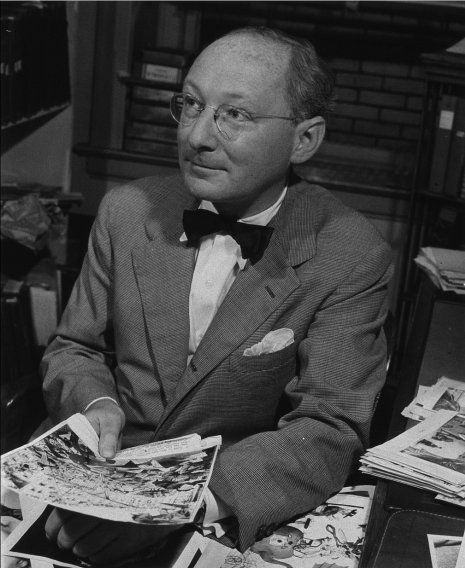 Otto Bettmann. Photo by Al Aumuller for the New York World Telegram & Sun, taken January 1, 1947.