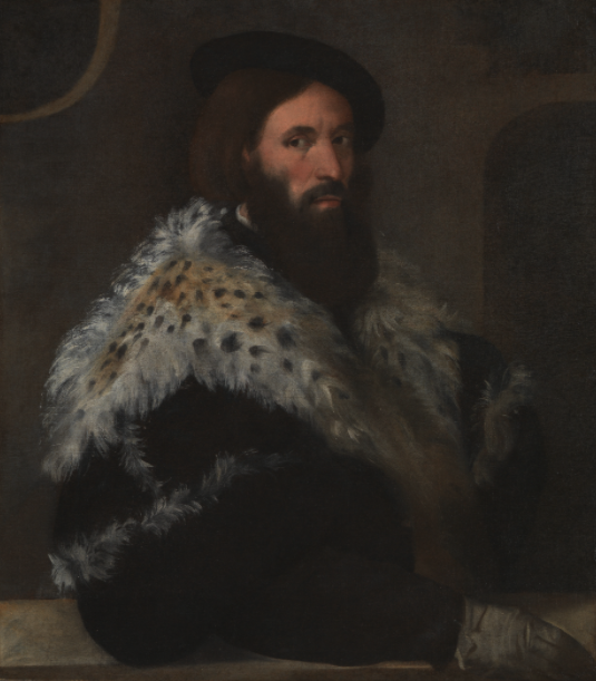Portrait of Girolamo Fracastoro attributed to Titian. National Gallery, London.