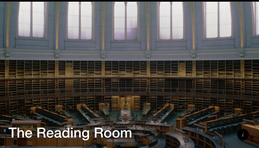 The British Museum Reading Room completed in 1857.