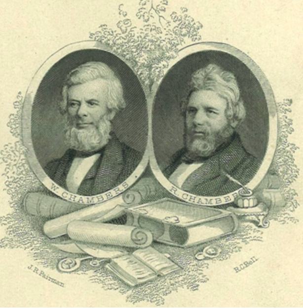 William and Robert Chambers were partners in a very successful mainstream publishing business. Robert was also a scientist, and while he published some scientific works under his name, he was also the secret author of the sensational evolutionary work, Vestiges of the Natural History of Creation.