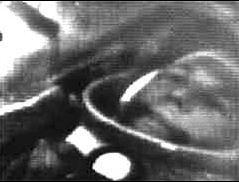 Yuri Gagarin aboard Vostok 1, as televised to launch control.