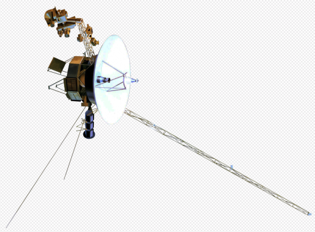 Model of the  Voyager 1 space probe.